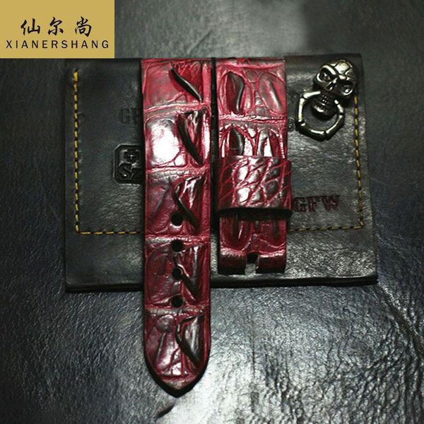 watch bands handmade crocodile back bone skin strap luxury genuine leather belt custom universal watchbands 20mm 22mm alligator band, Black;brown
watch bands handmade crocodile back bone skin strap luxury genuine leather belt custom universal watchbands 20mm 22mm alligator band, Black;brown