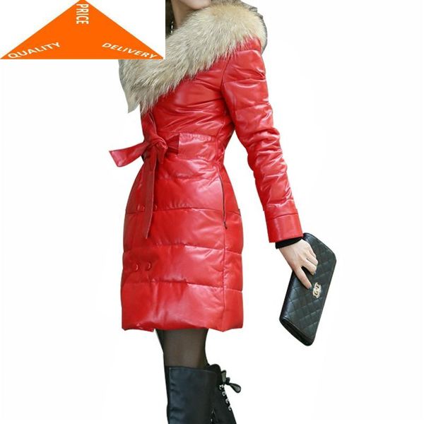 women's leather & faux jacket pu women 2021 winter plus size 6xl down cotton coat fur collar thick long jackets abrigo mujer lwl803, Black
women's leather & faux jacket pu women 2021 winter plus size 6xl down cotton coat fur collar thick long jackets abrigo mujer lwl803, Black