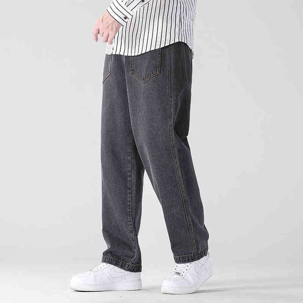 men's jeans autumn multi-pocket smoky gray straight-leg streetwear harem pants baggy yn6g, Blue
men's jeans autumn multi-pocket smoky gray straight-leg streetwear harem pants baggy yn6g, Blue