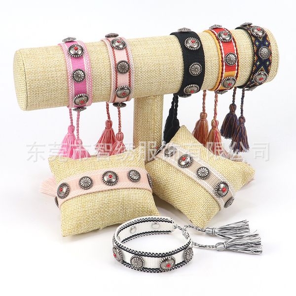 bangles bracelet nailing metal simple and versatile woven tassel string hand jewelry, Black
bangles bracelet nailing metal simple and versatile woven tassel string hand jewelry, Black