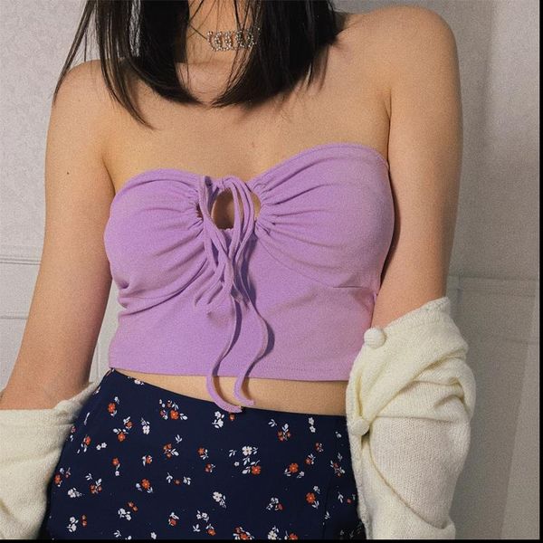 new fashion women crisscross halter crop with tie drawstring front tube drop shipping good quality, White
new fashion women crisscross halter crop with tie drawstring front tube drop shipping good quality, White