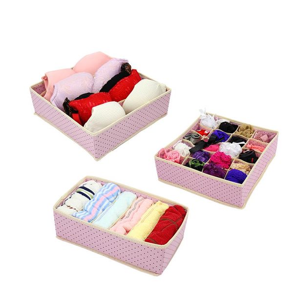 storage drawers 3pcs foldable nonwoven home underwear box for bra tie socks container organizers closet draw dividers 
storage drawers 3pcs foldable nonwoven home underwear box for bra tie socks container organizers closet draw dividers