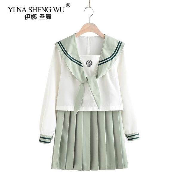clothing sets japanese school uniforms anime cos sailor suit jk college middle uniform for girls students matcha green costume, White
clothing sets japanese school uniforms anime cos sailor suit jk college middle uniform for girls students matcha green costume, White