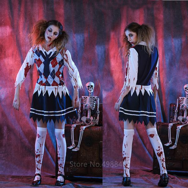 2021 new school vampire zombie student cosplay scary halloween costumes college uniform blood stains skirt women girl witch txfh
2021 new school vampire zombie student cosplay scary halloween costumes college uniform blood stains skirt women girl witch txfh