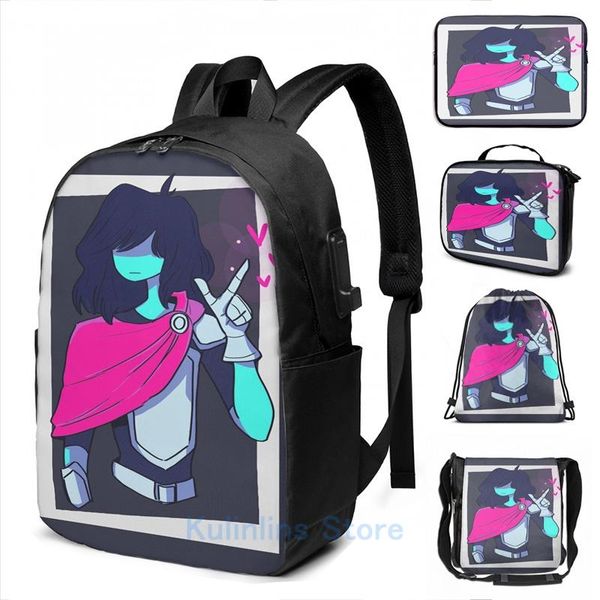 backpack funny graphic print kris deltarune usb charge men school bags women bag travel laptop
backpack funny graphic print kris deltarune usb charge men school bags women bag travel laptop