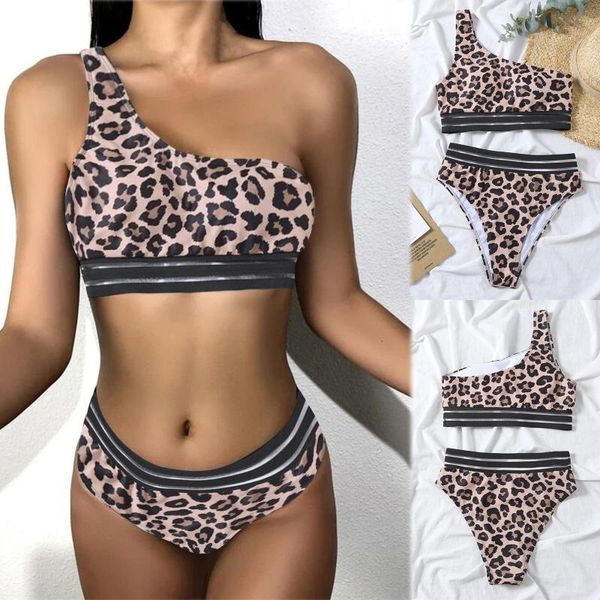 women's swimwear women leopard patchwork swimsuit bathing suits one shoulder high waist bikini two piece set 2021 swim push up #t1q, White;black
women's swimwear women leopard patchwork swimsuit bathing suits one shoulder high waist bikini two piece set 2021 swim push up #t1q, White;black