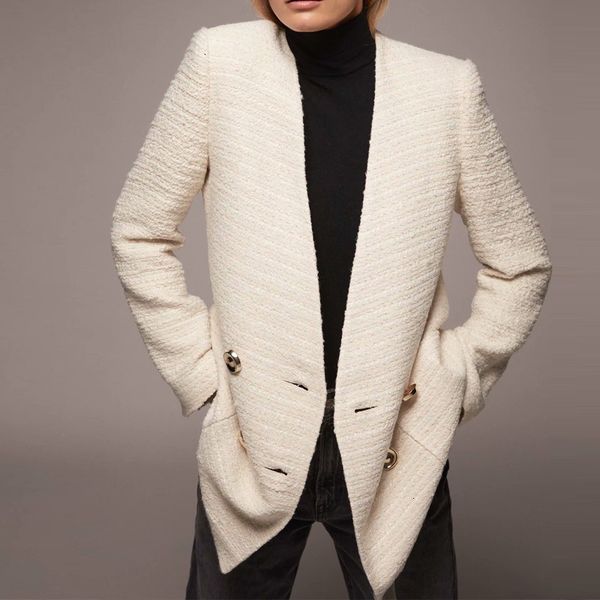 2021 new autumn winter women woolen coat jackets double breasted solid v-neck thick warm cashmere jacket casual girls streetwear c6v7, Black
2021 new autumn winter women woolen coat jackets double breasted solid v-neck thick warm cashmere jacket casual girls streetwear c6v7, Black