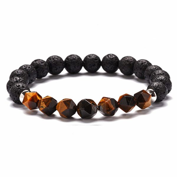 8mm natural lava stone handmade beaded strands charm bracelets for women men party club decor jewelry, Black
8mm natural lava stone handmade beaded strands charm bracelets for women men party club decor jewelry, Black