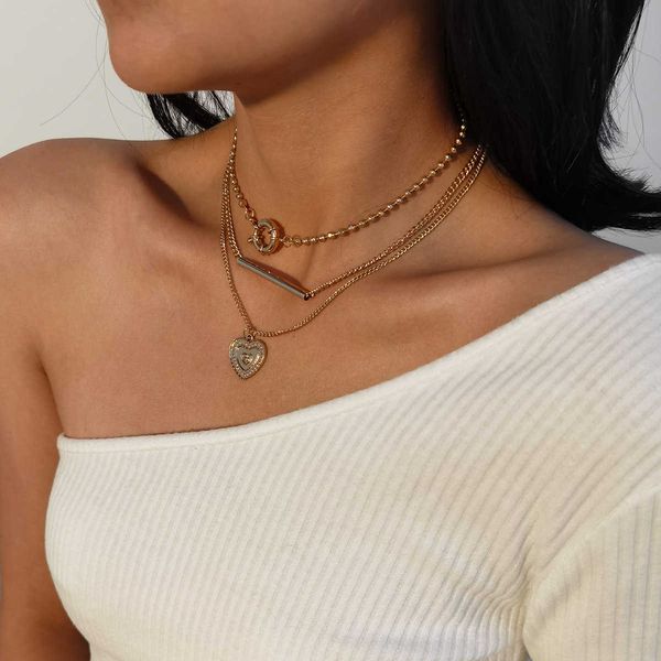 fashion jewelry, personality and creativity, clavicle metal neck chain, simple new product, alloy set, necklac, Silver
fashion jewelry, personality and creativity, clavicle metal neck chain, simple new product, alloy set, necklac, Silver