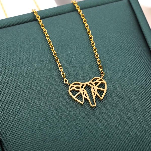 pendant necklaces gold charm lucky origami elephant pendants for women boho jewelry stainless steel chocker necklace friendship gifts, Silver
pendant necklaces gold charm lucky origami elephant pendants for women boho jewelry stainless steel chocker necklace friendship gifts, Silver