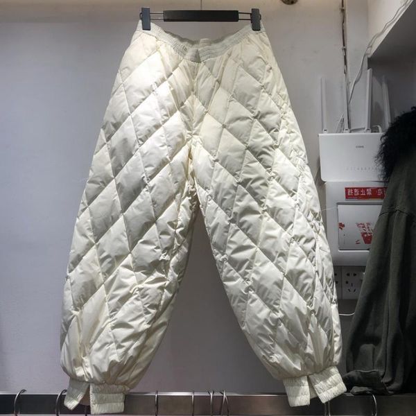 women's pants & capris lanmrem 2021 high waist thickening beam winter wear white duck down feather cotton feet casual 19b-a489, Black;white
women's pants & capris lanmrem 2021 high waist thickening beam winter wear white duck down feather cotton feet casual 19b-a489, Black;white