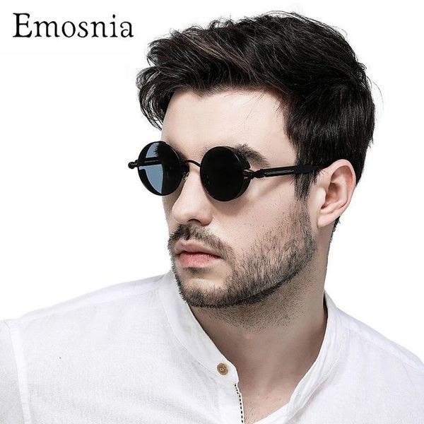 sunglasses emosnia 2021 vintage round punk men retro luxury designer sun shades hip hop green metal glasses uv400, White;black
sunglasses emosnia 2021 vintage round punk men retro luxury designer sun shades hip hop green metal glasses uv400, White;black
