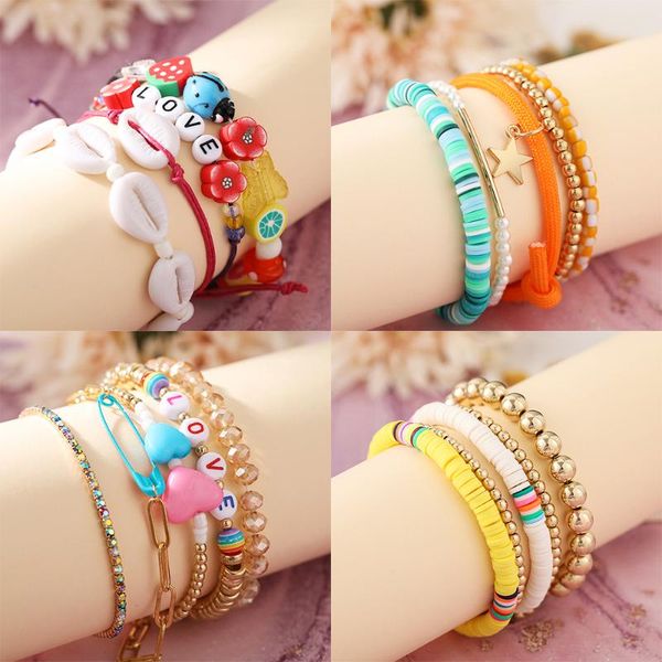 link, chain bohemia colourful beads bracelets rainbow heart letter strand kit kids fashion jewelry for girls women jewerly gifts, Black
link, chain bohemia colourful beads bracelets rainbow heart letter strand kit kids fashion jewelry for girls women jewerly gifts, Black