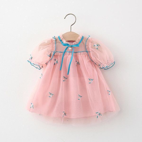 baby girls dress summer kids flower embroidery clothing 2021 lightweight and breathable short sleeve lace chiffon vestidos girl's dress, Red;yellow
baby girls dress summer kids flower embroidery clothing 2021 lightweight and breathable short sleeve lace chiffon vestidos girl's dress, Red;yellow