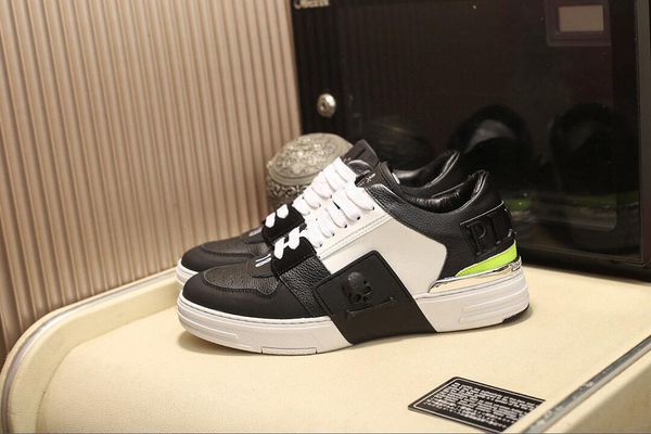 men casual shoes desiger platform low italy stripes walking sports trainers band p chaussures pour hommes crossbones, Black
men casual shoes desiger platform low italy stripes walking sports trainers band p chaussures pour hommes crossbones, Black