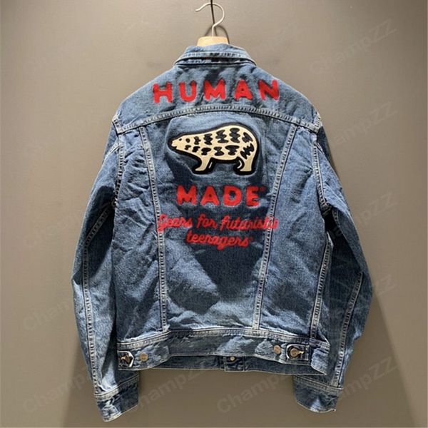 2021 new embroidered polar bear human made denim work jackets men women streetwear cowboy men's jean jacket r8lp, Black;brown
2021 new embroidered polar bear human made denim work jackets men women streetwear cowboy men's jean jacket r8lp, Black;brown