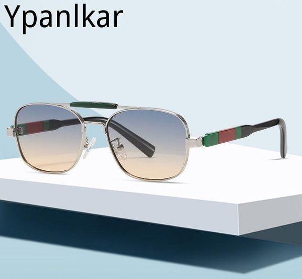 sunglasses fashion cool square pilot style double beam men vintage gradient brand design sun glasses, White;black
sunglasses fashion cool square pilot style double beam men vintage gradient brand design sun glasses, White;black
