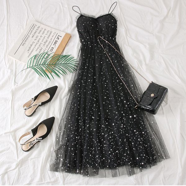 2021 women sweet mesh summer v neck shining star sequins prom-es elegant laides tulle vestidos mujer wk6j, Black;gray
2021 women sweet mesh summer v neck shining star sequins prom-es elegant laides tulle vestidos mujer wk6j, Black;gray