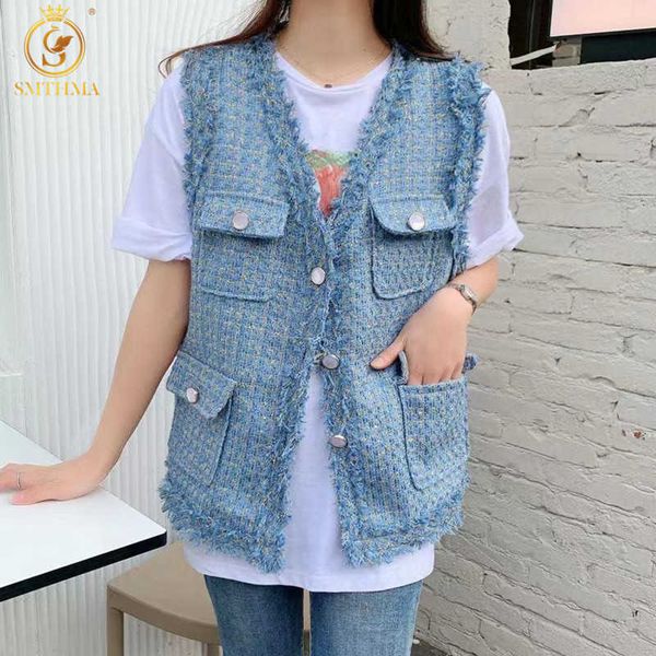 women's sweaters 2021 autumn women tassel tweed vest sleeveless jacket fashion pocket v-neck coat lady loose vests 6fcp, White;black
women's sweaters 2021 autumn women tassel tweed vest sleeveless jacket fashion pocket v-neck coat lady loose vests 6fcp, White;black