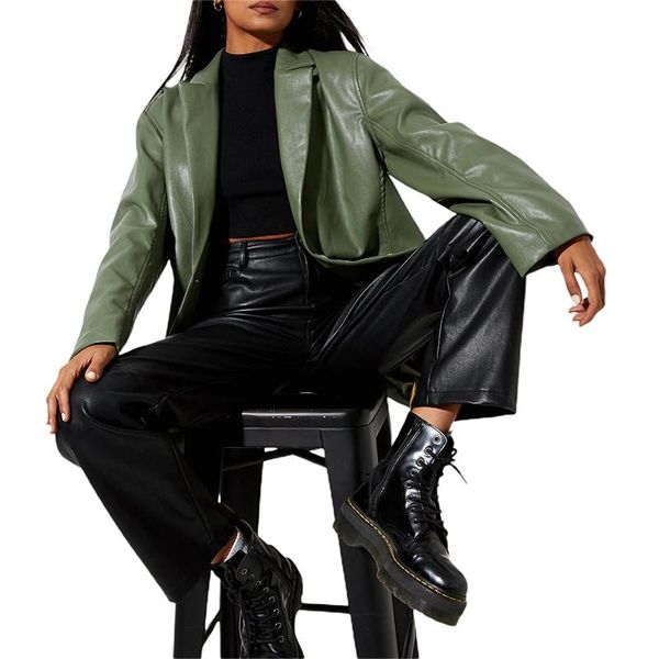 women's jackets female coat, solid color tailored collar long sleeve suit jacket single-breasted blouse for women, Black;brown
women's jackets female coat, solid color tailored collar long sleeve suit jacket single-breasted blouse for women, Black;brown