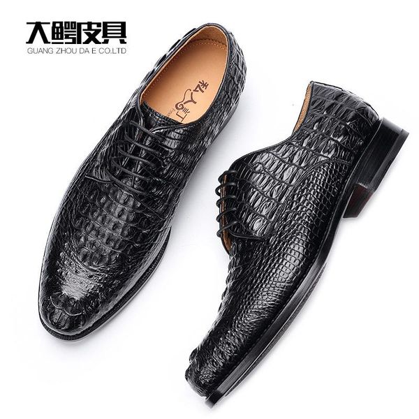 dress shoes spring 2021 real crocodile leather shoes, men's business son alligator men soles, Black
dress shoes spring 2021 real crocodile leather shoes, men's business son alligator men soles, Black