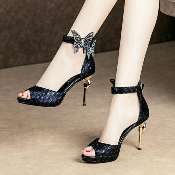 sandals brand wedding high-heeled ladies heels mules women shoes stripper open toe for women's a069, Black
sandals brand wedding high-heeled ladies heels mules women shoes stripper open toe for women's a069, Black