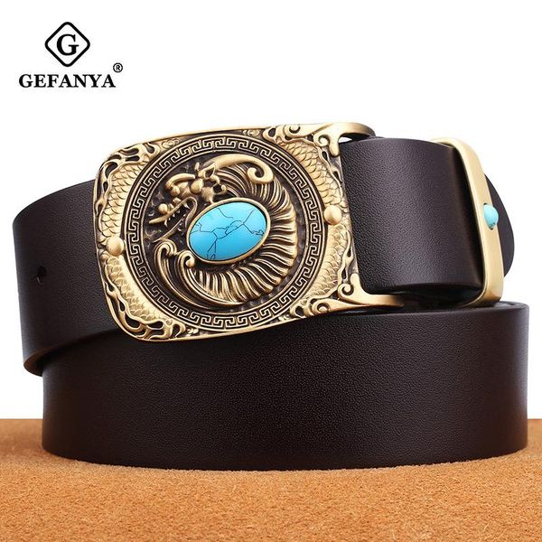 belts gefanya vintage belt for men smooth buckle genuine leather men's strap cowskin casual male, Black;brown
belts gefanya vintage belt for men smooth buckle genuine leather men's strap cowskin casual male, Black;brown