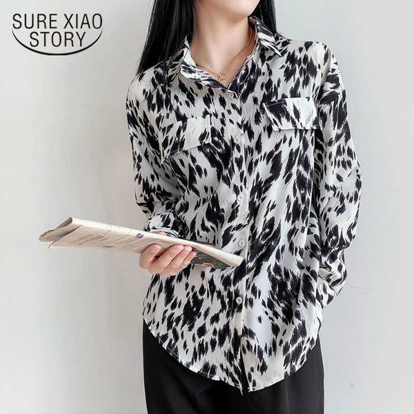 vintage women shirt long sleeve leopard pattern shirt sun proof blouse women loose plus size streetwear chiffon female 11874 210528, White
vintage women shirt long sleeve leopard pattern shirt sun proof blouse women loose plus size streetwear chiffon female 11874 210528, White