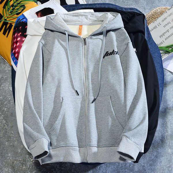 winter men's new sweater plush casual zipper cardigan coat thickened warm korean versatile sports jacket, Black
winter men's new sweater plush casual zipper cardigan coat thickened warm korean versatile sports jacket, Black