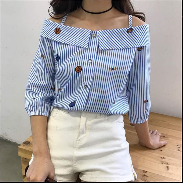 2021 summer women striped slash neck off shoulder shirts elegant fashion ladies casual blouse, White
2021 summer women striped slash neck off shoulder shirts elegant fashion ladies casual blouse, White