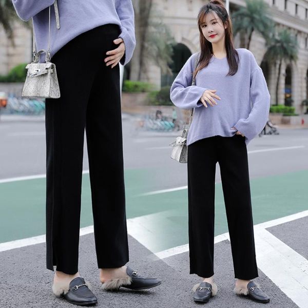 maternity bottoms pregnant women's belly lift pants autumn and winter styles are thin wild women knitted casual straight loose pa, White
maternity bottoms pregnant women's belly lift pants autumn and winter styles are thin wild women knitted casual straight loose pa, White