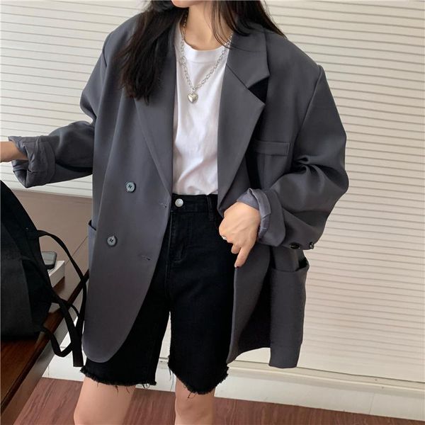 women's suits & blazers autumn winter vintage blazer women long sleeve turn down collar double breasted korean style suit jacket elegan, White;black
women's suits & blazers autumn winter vintage blazer women long sleeve turn down collar double breasted korean style suit jacket elegan, White;black