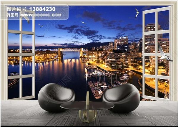 wallpapers custom mural 3d po wall paper beautiful city starlit night view outside the window wallpaper for walls in rolls home decor
wallpapers custom mural 3d po wall paper beautiful city starlit night view outside the window wallpaper for walls in rolls home decor