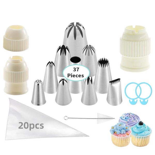 baking & pastry tools 37pcs cake decorating pipe icing nozzles supplies stainless steel dessert decoration kitchen accessories
baking & pastry tools 37pcs cake decorating pipe icing nozzles supplies stainless steel dessert decoration kitchen accessories