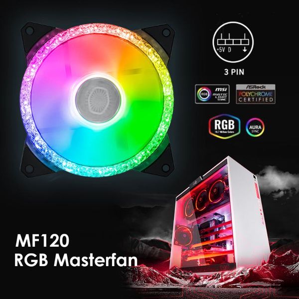 fans & coolings cooler master mf120 halo 12cm 4-pin pwm cooling computer pc case chassis gorgeous lighting 3-pin argb radiator silent fan
fans & coolings cooler master mf120 halo 12cm 4-pin pwm cooling computer pc case chassis gorgeous lighting 3-pin argb radiator silent fan