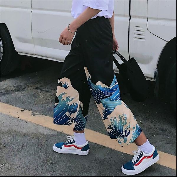 japanese harajuku style pants for men women ulzzang korean trousers streetwear loose wide leg vintage wave aesthetic mid long, Black;white
japanese harajuku style pants for men women ulzzang korean trousers streetwear loose wide leg vintage wave aesthetic mid long, Black;white