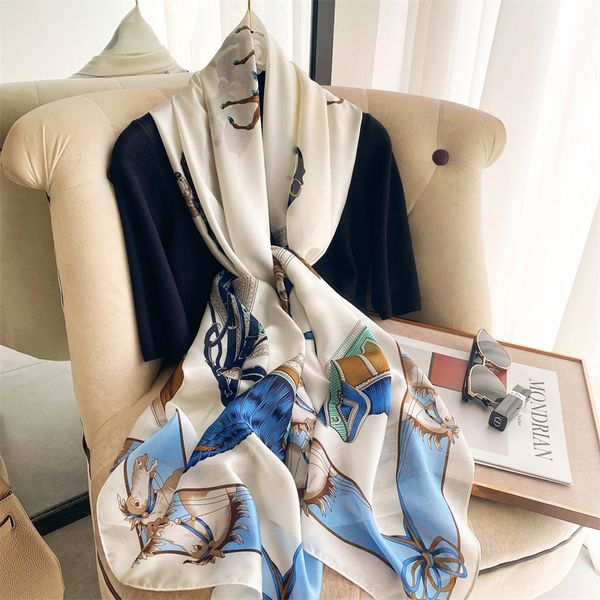 new silk scarf shawl new silk satin decoration versatile home travel sunscreen japan and south korea sweet imitation silk printing, Blue;gray
new silk scarf shawl new silk satin decoration versatile home travel sunscreen japan and south korea sweet imitation silk printing, Blue;gray