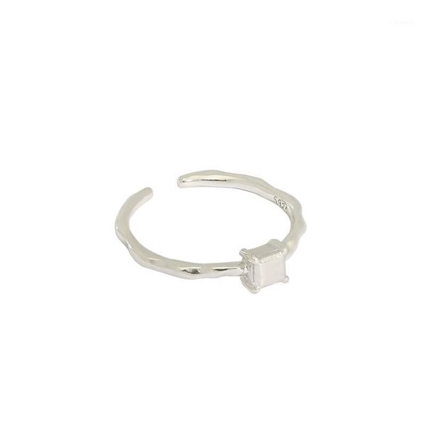 cluster rings real 925 sterling silver square for women fine jewelry, simple adjustable ring female finger accessories, Golden;silver
cluster rings real 925 sterling silver square for women fine jewelry, simple adjustable ring female finger accessories, Golden;silver