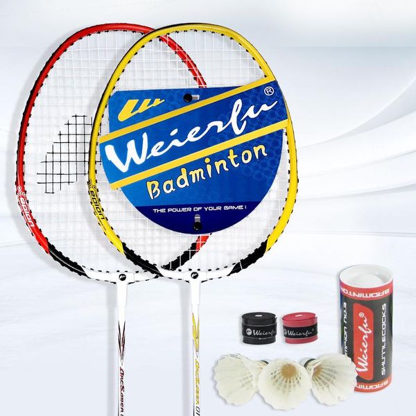 family entertainment badminton set 2 aluminum shaft badminton racquet racket set including bag of 2
family entertainment badminton set 2 aluminum shaft badminton racquet racket set including bag of 2
