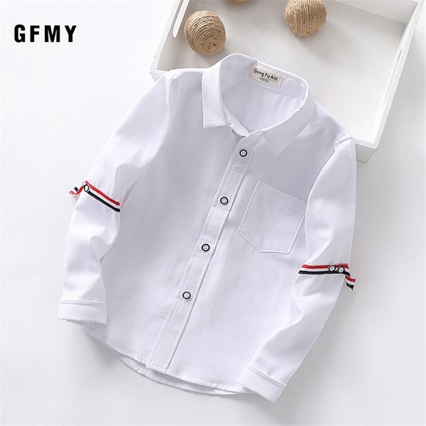 gfmy new spring oxford textile cotton ribbon decoration boys white shirt 3t-14t british style kid casual school clothes 210306, White;black
gfmy new spring oxford textile cotton ribbon decoration boys white shirt 3t-14t british style kid casual school clothes 210306, White;black
