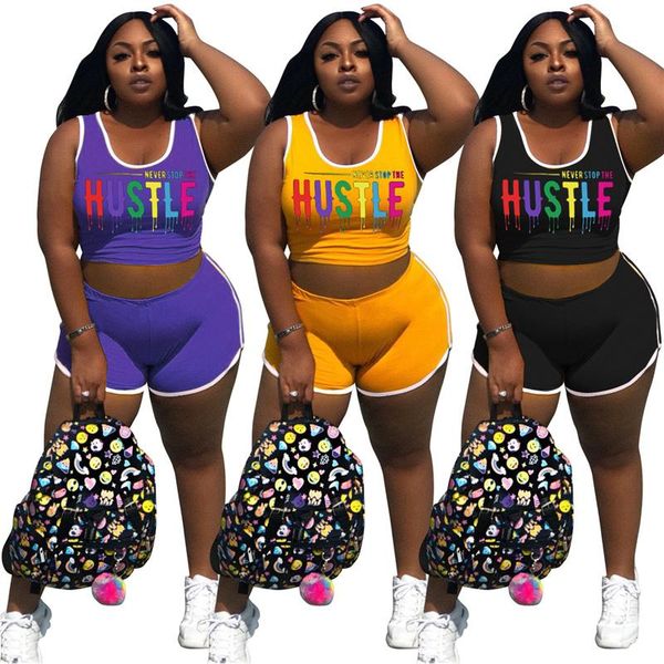 women's tracksuits summer plus size women clothing two piece set wholesale sleeveless crop and short tracksuit shorts sets drop, Gray
women's tracksuits summer plus size women clothing two piece set wholesale sleeveless crop and short tracksuit shorts sets drop, Gray