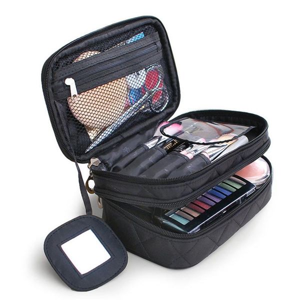 organizer cosmetic bag double waterproof geometric rhombus makeup bag portable travel multi-function storage case
organizer cosmetic bag double waterproof geometric rhombus makeup bag portable travel multi-function storage case