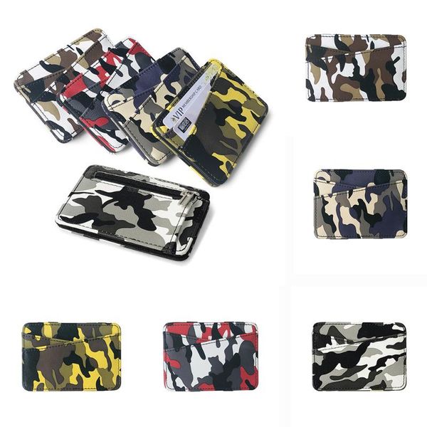 card holders army camouflage mini men 's leather magic wallet with coin pocket slim purse money clip bag holder pu box, Brown;gray
card holders army camouflage mini men 's leather magic wallet with coin pocket slim purse money clip bag holder pu box, Brown;gray
