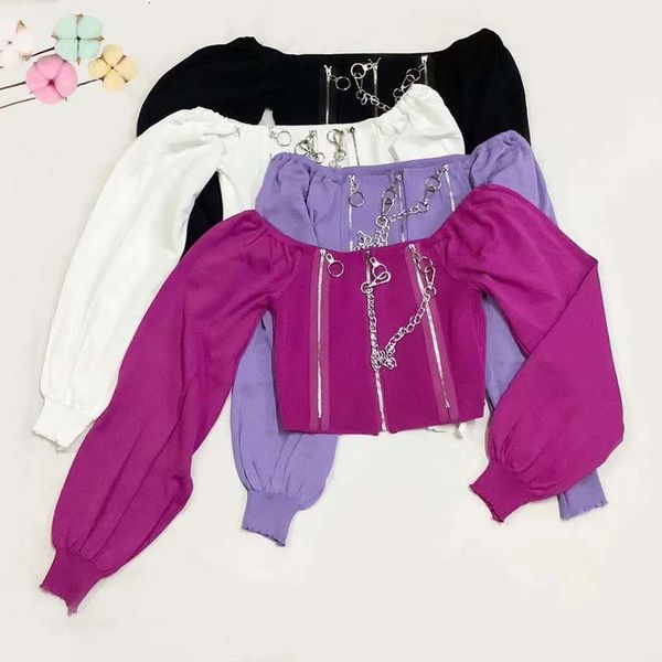 2021 new crop long sleeve shirts zipper fly blouses for off shoulder blouse autumn women zmp2, White
2021 new crop long sleeve shirts zipper fly blouses for off shoulder blouse autumn women zmp2, White
