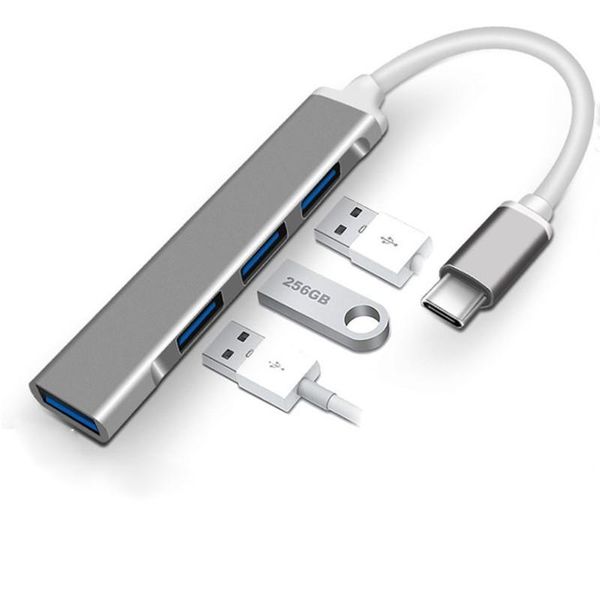 hubs usb c hub 3.0 type 4 port multi splitter adapter otgcomputer accessories 
hubs usb c hub 3.0 type 4 port multi splitter adapter otgcomputer accessories