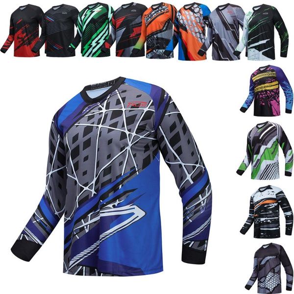 racing jackets men's downhill jersey motocross cycling jerseys mtb shirts offroad dh motorcycle clothing sportwear bicycle maillot blue, Black;red
racing jackets men's downhill jersey motocross cycling jerseys mtb shirts offroad dh motorcycle clothing sportwear bicycle maillot blue, Black;red