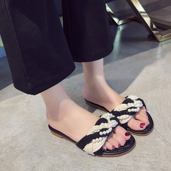 slippers shoes women 2021 summer outddor casual beach slides string bead flat with comfort ladies flip flops, Black
slippers shoes women 2021 summer outddor casual beach slides string bead flat with comfort ladies flip flops, Black