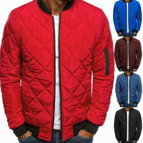 men's jackets mens winter warm quilted puffer coat zipper baseball bomber jacket outdoor, Black;brown
men's jackets mens winter warm quilted puffer coat zipper baseball bomber jacket outdoor, Black;brown