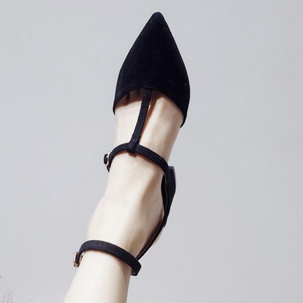 sandals crazy2021 pointed thick black single shoe women's middle spring one button high heel shoes with strap shallow
sandals crazy2021 pointed thick black single shoe women's middle spring one button high heel shoes with strap shallow