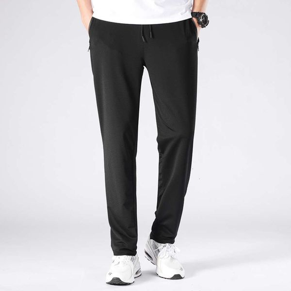 large size ice silk lightweight men's casual pants flat air conditioning pants spring and summer capris stretch sports pantswinter, Black
large size ice silk lightweight men's casual pants flat air conditioning pants spring and summer capris stretch sports pantswinter, Black